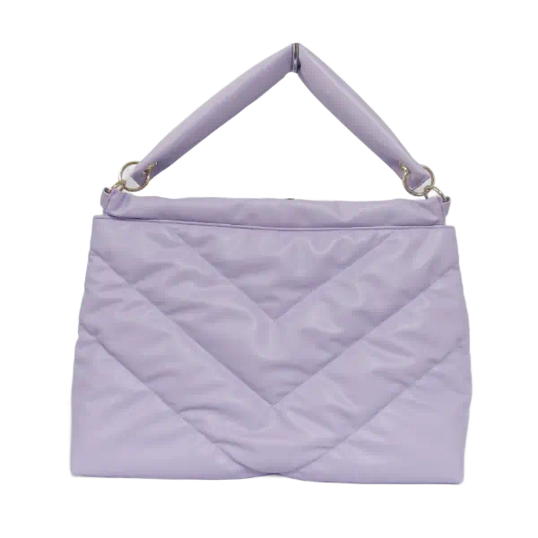 Damenhandtasche aus weichem Leder mit Steppmuster für Büro und Arbeit